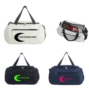 Oxford Travel Duffel Bag w/ Custom Imprint