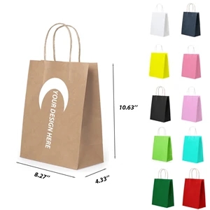 Eco-friendly Kraft Paper Gift Shopping Bag