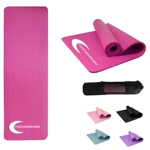 Customized NBR Yoga Mat w/ Custom Imprint