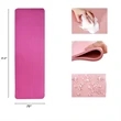 Customized NBR Yoga Mat w/ Custom Imprint | https://www.bestnamebadges.com