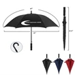 47" Arc Windproof Travel Umbrella w/ Custom Imprint | https://www.bestnamebadges.com