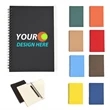 Portable A5 Coil Spiral Notebook w/ Custom Imprint | https://www.bestnamebadges.com