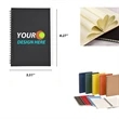 Portable A5 Coil Spiral Notebook w/ Custom Imprint | https://www.bestnamebadges.com