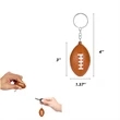 Mini Stress Football Key Chain w/ Custom Imprint | https://www.bestnamebadges.com