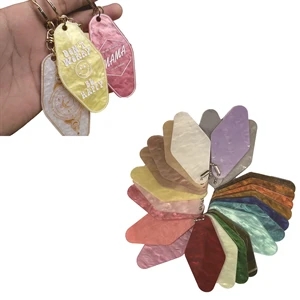 Custom Acetate Acrylic Hotel Key Ring