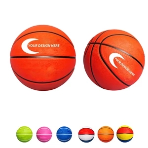 Size 7 Rubber Basketball w/ Custom Imprint