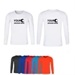 Polyester Quick Dry Sports Long Sleeve T-Shirt | https://www.bestnamebadges.com