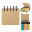 Spiral Book With Sticky Notes And Flags | https://www.bestnamebadges.com