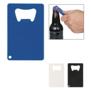 Credit Card Shaped Bottle Opener | https://www.bestnamebadges.com