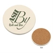 Round Absorbent Coaster | https://www.bestnamebadges.com