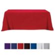 Flat Poly/Cotton 3-sided Table Cover - fits 8' standard t... | https://www.bestnamebadges.com
