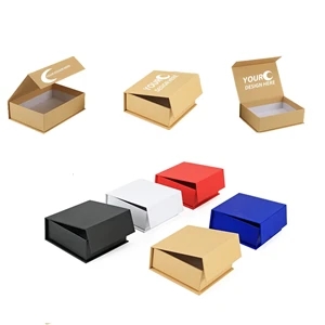 Magnetic Cardboard Gift Box w/ Custom Imprint