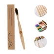 Biodegradable Bamboo Toothbrush w/ Custom Imprint | https://www.bestnamebadges.com