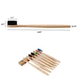 Biodegradable Bamboo Toothbrush w/ Custom Imprint | https://www.bestnamebadges.com