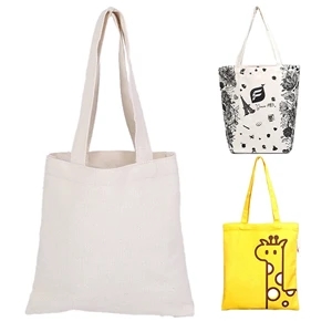 Small Natural Canvas Tote Tear-Resistant