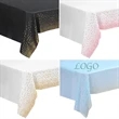 Gold Dot Disposable Tablecloths | https://www.bestnamebadges.com