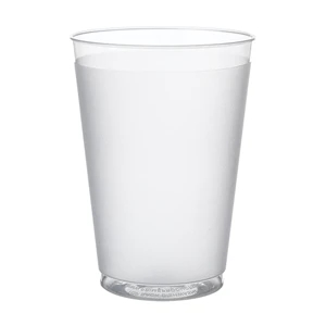 12 oz Flex Frosted Plastic Stadium Cup | https://www.bestnamebadges.com