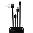 10,000mAh Power Bank with Built-In Charge Cables | https://www.bestnamebadges.com