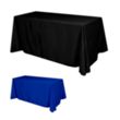 Flat Polyester 4-Sided Table Cover - fits 6' standard table | https://www.bestnamebadges.com