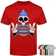 5.3oz Custom Full Color Cotton T-Shirt With DTG Printing | https://www.bestnamebadges.com