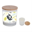 Bamboo Soy Candle With Full Color Label | https://www.bestnamebadges.com