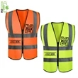Hi Vis Class 2 rPET Reflective Knitted Safety Workwear Vest | https://www.bestnamebadges.com