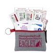 Elara 22 Piece First Aid Kit in Stylish Heathered Pouch | https://www.bestnamebadges.com