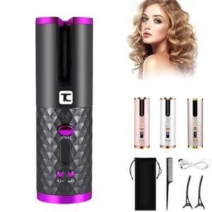 Auto Rotating Ceramic Hair Curler Set | https://www.bestnamebadges.com
