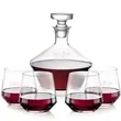 Tucson Decanter & Stemless Wine Set | https://www.bestnamebadges.com
