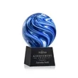 Naples Award on Robson Base - Black | https://www.bestnamebadges.com