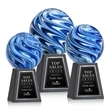 Naples Award on Tall Marble Base | https://www.bestnamebadges.com