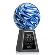 Naples Award on Tall Marble Base | https://www.bestnamebadges.com