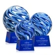 Naples Award on Robson Base - Blue | https://www.bestnamebadges.com