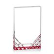Elektra VividPrint™ Award - Red | https://www.bestnamebadges.com