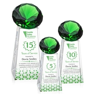 Novita VividPrint™ Award - Emerald | https://www.bestnamebadges.com