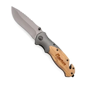 Raghorn Olive Wood Pocket Knife | https://www.bestnamebadges.com