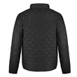 Men's Quilted Full Zip Jacket With Custom Logo Embroidery | https://www.bestnamebadges.com