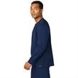 WonderWink® Unisex WorkFlex™ Snap-Front Scrub Jacket | https://www.bestnamebadges.com