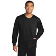 WonderWink® Unisex WorkFlex™ Snap-Front Scrub Jacket | https://www.bestnamebadges.com
