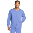 WonderWink® Unisex WorkFlex™ Snap-Front Scrub Jacket | https://www.bestnamebadges.com
