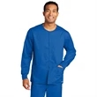 WonderWink® Unisex WorkFlex™ Snap-Front Scrub Jacket | https://www.bestnamebadges.com