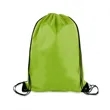 Custom Printed Polyester Drawstring Backpack ( 14" X 18" ) | https://www.bestnamebadges.com