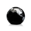 Globe Paperweight - Black | https://www.bestnamebadges.com