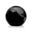 Globe Paperweight - Black | https://www.bestnamebadges.com