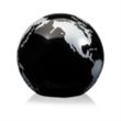 Globe Paperweight - Black | https://www.bestnamebadges.com