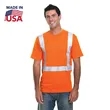 High Vis USA-Made 100% Polyester Class 2 Safety T-Shirt | https://www.bestnamebadges.com