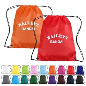CLASSIC POLYESTER DRAWSTRING BACKPACKS (14" x 16.5")