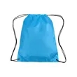 CLASSIC POLYESTER DRAWSTRING BACKPACKS (14" x 16.5") | https://www.bestnamebadges.com