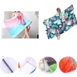 Eco-friendly Custom Cotton Beach Towel (30"x 60") | https://www.bestnamebadges.com