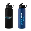 32oz Stainless Steel Reusable Water Bottle | https://www.bestnamebadges.com